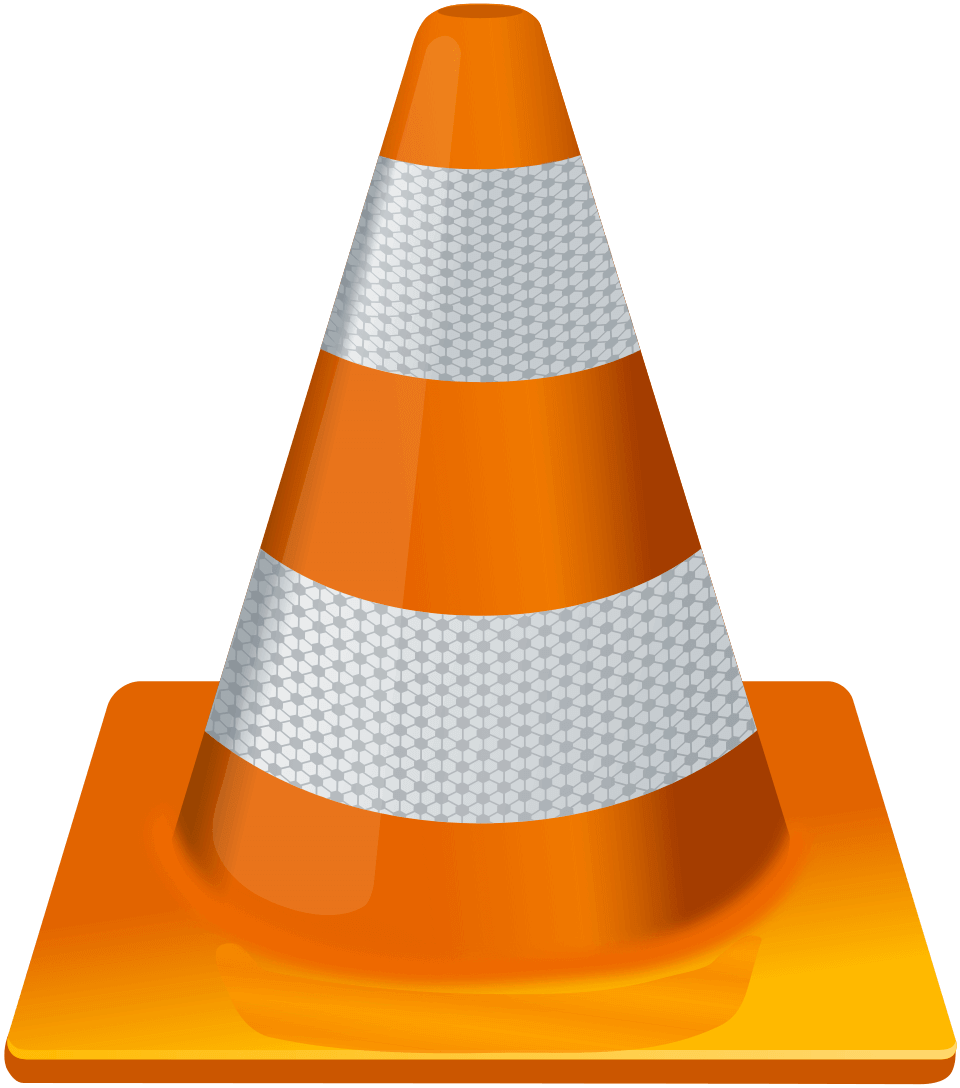 VLC Media Player turuncu koni logosu