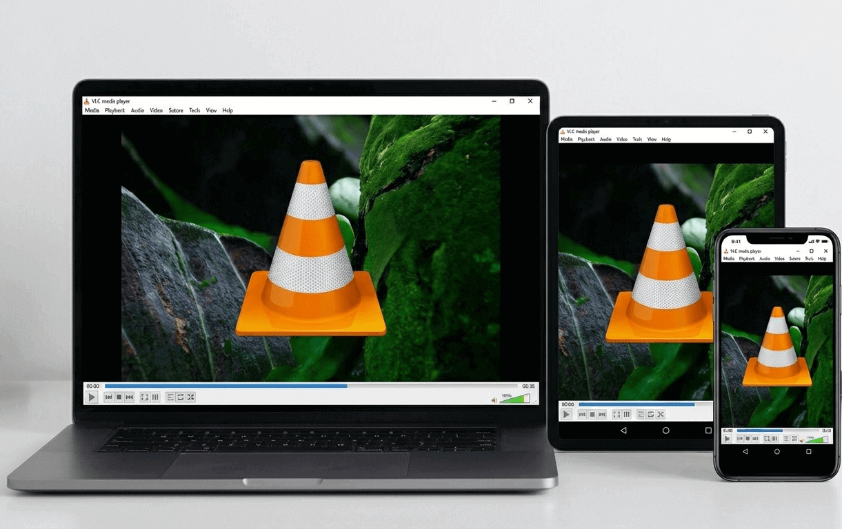VLC dizüstü, tablet ve akıllı telefonda çoklu cihaz uyumluluğu